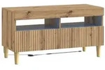 vidaXL LED-TV-Schrank Artisan-Eiche Holzwerkstoff