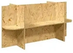 vidaXL Terrarienbasis mit Regal Braun 100 x 40 x 50 cm OSB
