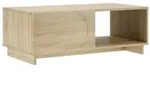 vidaXL Couchtisch Sonoma-Eiche 95 x 50,5 x 35 cm Holzwerkstoff