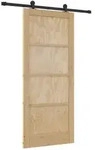 vidaXL Schiebet&uuml;r ORKDAL Natur 86 x 198,5 cm Massives Kiefernholz