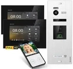 HD Video T&uuml;rsprechanlage mit Fingerprint RFID und Smartphone App f&uuml;r 1