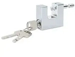 vidaXL Vorh&auml;ngeschloss 6 pcs Silber Stahl