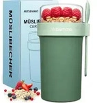 M&uuml;slibecher to Go 760ml+230ml, Joghurtbecher mit L&ouml;ffel, M&uuml;slischale
