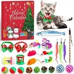 Adventskalender f&uuml;r Katzen 24-tlg. Interaktives Spielzeug Federstab