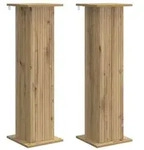 vidaXL Pflanzenst&auml;nder 2 pcs Artisan-Eiche 30,5 x 30 x 100,5 cm