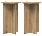 vidaXL Pflanzenst&auml;nder 2 pcs Artisan-Eiche &Oslash;40 x 60 cm Holzwerkstoff