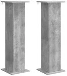 vidaXL Pflanzenst&auml;nder 2 pcs Betongrau 30,5 x 30 x 100,5 cm