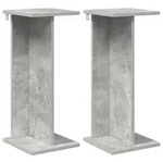vidaXL Pflanzenst&auml;nder 2 pcs Betongrau 25 x 25,5 x 60,5 cm