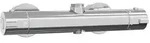 vidaXL Thermostatischer Duschmischer Edelstahl 201 27 x 8 x 6 cm