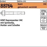 Expressanker R 88764 IMC 16/140/260 Stahl galv.verz. 10 St&uuml;ck UPAT