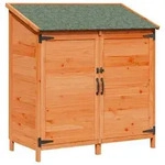 vidaXL Garten Shed Braun 106,5 x 56 x 113,5 cm Holzwerkstoff