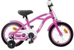 vidaXL Kinderfahrrad 14 Zoll f&uuml;r 3-5 Jahre alt Dunkelrosa