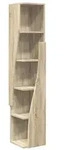 vidaXL Eckschrank Sonoma-Eiche 27,5x27x140cm Holzwerkstoff