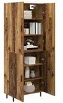 vidaXL Highboard 2 pcs Altholz Holzwerkstoff