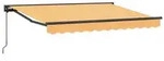 vidaXL Manuell einziehbare Markise Sand 4,5 x 3,5 m