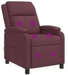 vidaXL Massage Relaxsessel Lila Stoff