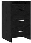 vidaXL Nachttische Schwarze Eiche 40 x 36 x 70 cm Holzwerkstoff