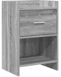 vidaXL Nachttische Grau Sonoma 40 x 30 x 60 cm Holzwerkstoff
