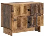 vidaXL Nachttisch Altholz 62 x 34,5 x 47,5 cm Holzwerkstoff
