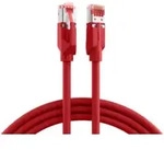RJ45 Patchkabel Cat.6A S/FTP LSZH -- D&auml;twyler 7702 TM21 rot 5m Kupferverkabelung