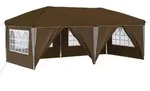 vidaXL Pop-up Partyzelt 575 x 288 x 245 cm Taupe
