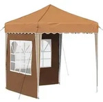 vidaXL Pop-up Partyzelt Beige 195 x 195 x 245 cm Oxford-Stoff
