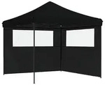 vidaXL Party-Zelt Schwarz 292 x 292 x 315 cm Oxford-Stoff