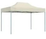 vidaXL Party-Zelt Creme 280 x 410 x 315 cm Oxford-Stoff