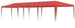 vidaXL Partyzelt Rot 1200 x 300 x 255 cm PE und Stahl