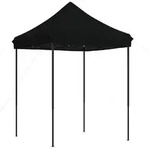 vidaXL Party-Zelt Schwarz 200 x 200 x 306 cm Oxford-Stoff