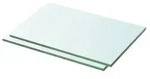 vidaXL Regalb&ouml;den 2 Stk. Glas Transparent 30x15 cm