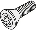 Torx-Senkkopfschraube ISO US 68026-T30P Bruttogewicht 7,6g PRAMET