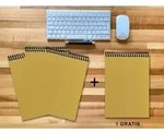 A 4 Notizblock - Set, 3+1 gratis, Luxury 80 Seiten GOLD GMUND SHIMMER, kariert...