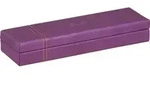 Rhodia Rhodiarama Stiftebox aus Kunstleder, 21x5,5x3cm - Violett 319780C