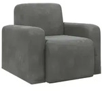 vidaXL Sessel Dunkelgrau Samt (V)