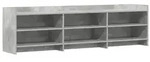 vidaXL TV-Schr&auml;nk 168 x 33 x 47 cm Betongrau Holzwerkstoff
