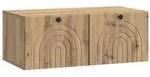 vidaXL Wandmontierter TV-Schrank Artisan-Eiche 78,5 x 41 x 30 cm