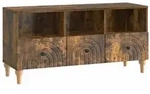 vidaXL TV-Schr&auml;nk Ger&auml;ucherte Eiche 102 x 34,5 x 50 cm Holzwerkstoff