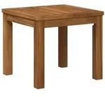 vidaXL Couchtisch Natur 40 x 40,5 x 36 cm Massivholz Akazie