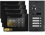 Balter EVO-HD Video T&uuml;rsprechanlage, Video T&uuml;rklingel mit Kamera, 4 familienhaus