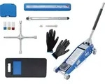 Radwechsel-Service-Satz - mit Rangier-Wagenheber - 10-tlg. - 2,5 t