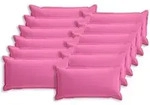 vidaXL Kissenbezug 12 stk. HOUTEN Rosa 40 x 80 cm Polyester