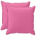 vidaXL Kissenbezug 2 stk. HOUTEN Rosa 65 x 65 cm Polyester