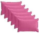 vidaXL Kissenbezug 6 stk. HOUTEN Rosa 50 x 70 cm Polyester