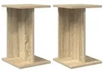 vidaXL Pflanzenst&auml;nder 2 pcs Sonoma-Eiche 25 x 25,5 x 40,5 cm