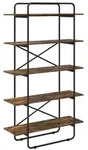 vidaXL B&uuml;cherregal 5 Ebenen 100 x 35 x 175,5 cm PB R&auml;uchereiche