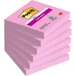 3M Super Sticky Haftnotizen extrastark pink 6 Bl&ouml;cke - 76 x 76 mm - 90 Blatt -...