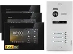 HD Video T&uuml;rsprechanlage f&uuml;r 3 Familienhaus, 3x Monitor, Balter EVO HD