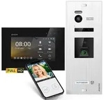 HD Video T&uuml;rsprechanlage mit Fingerprint RFID und Smartphone App f&uuml;r 1