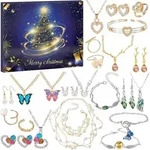 Adventskalender Schmuck 2025 f&uuml;r Frauen mit 24 &Uuml;berraschungen